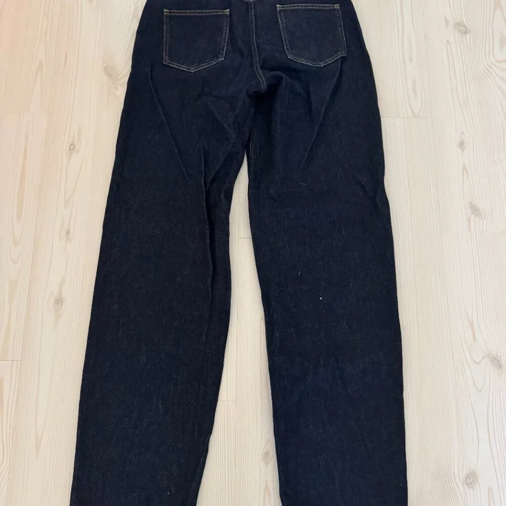 Loulou Studio Samur Dark Wash Jeans - Picture 7 of 7